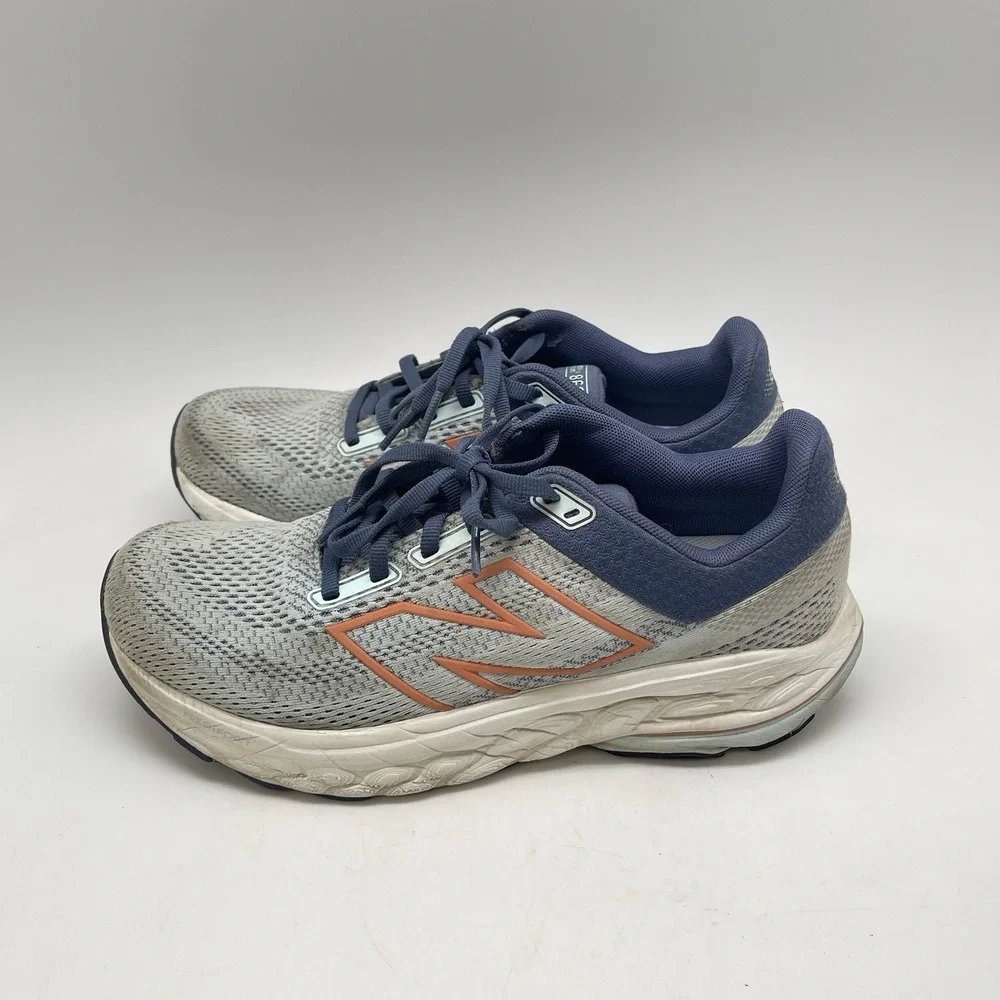 New Balance Sneakers Mens 7 Womens 8.5 FF X 860 V14 W86014E Blue‎ Running Shoes